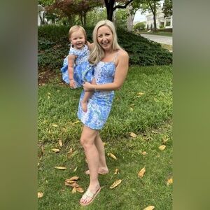 Lilly Pulitzer Shelli Stretch Mini Dress Frenchie Blue